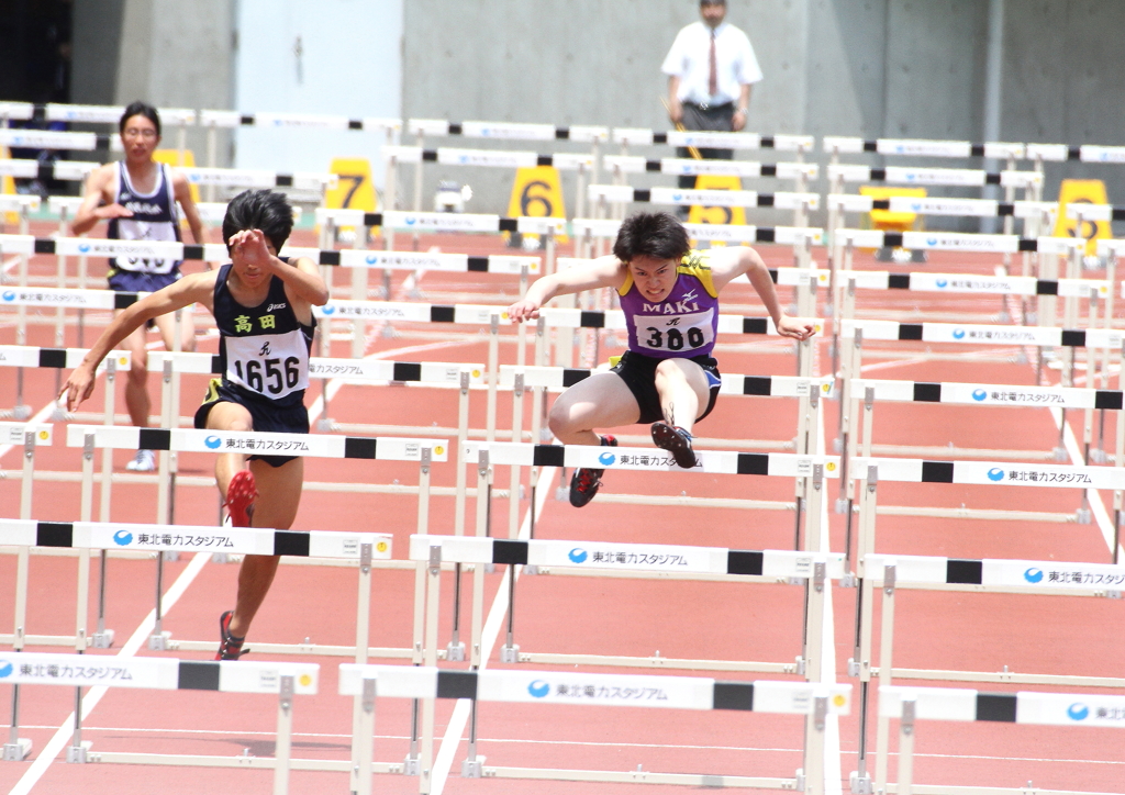 ハードル１００ｍ男子