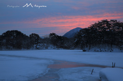 小野川湖の朝