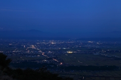 暮れゆく蒲原平野２
