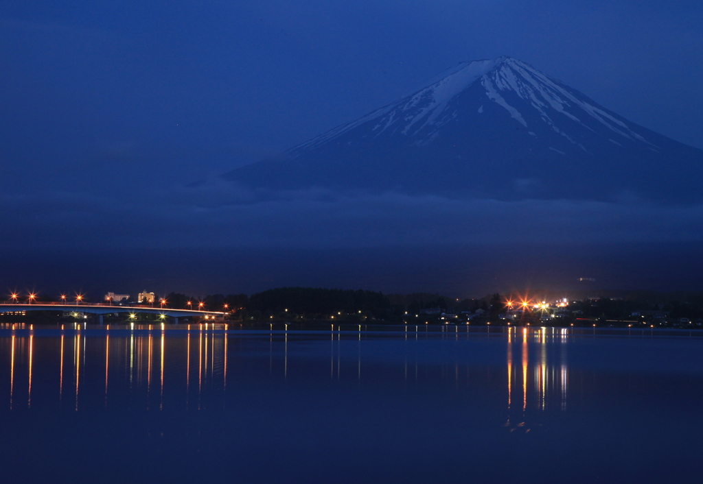 青富士　河口湖＆富士夜景