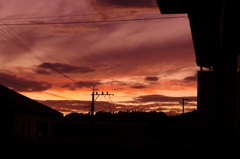夕暮れ