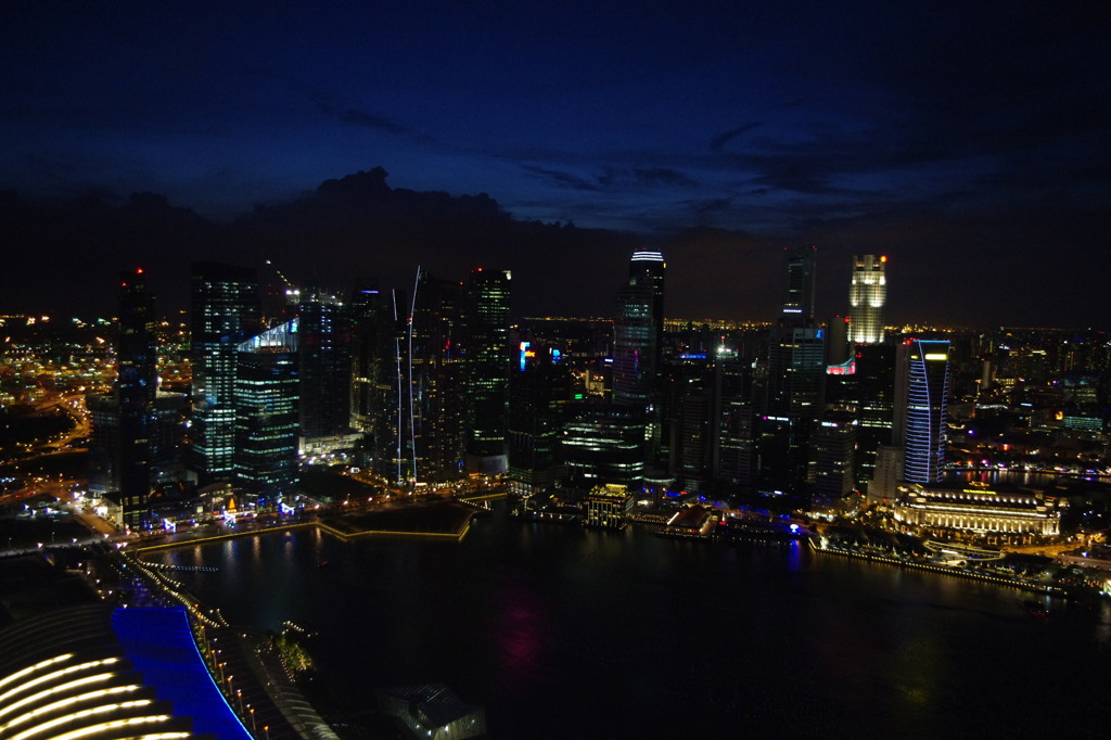 シンガポールの夜景