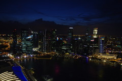 シンガポールの夜景