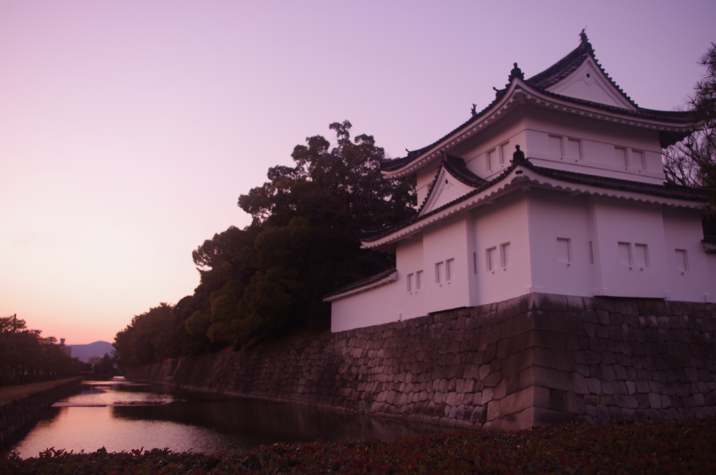 夕方の二条城