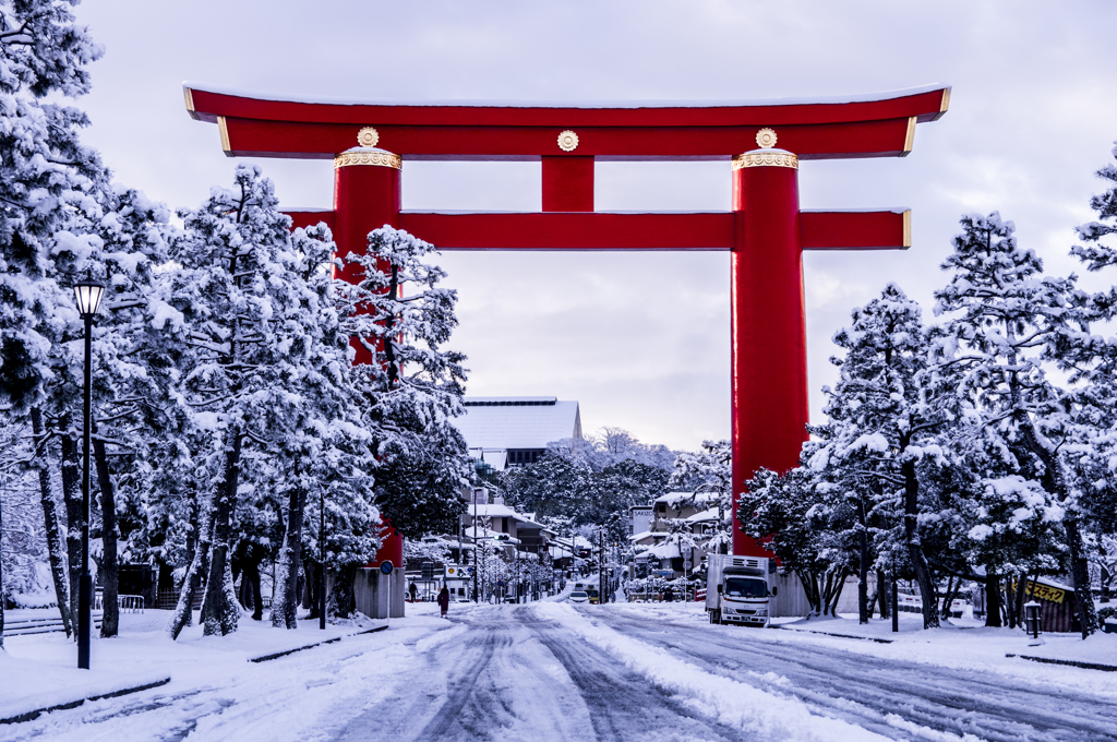 平安神宮の大鳥居