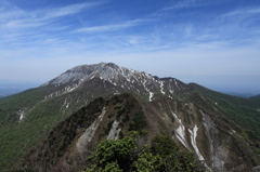 烏ヶ山から見た大山