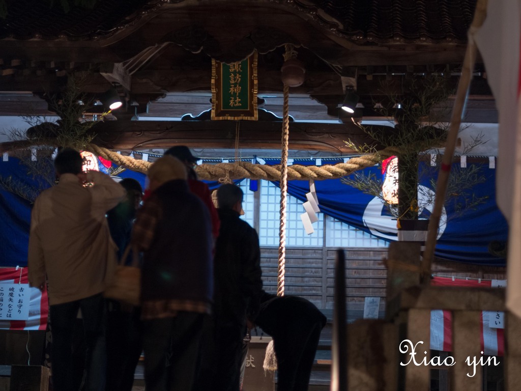 初詣だが、カメラ携行。