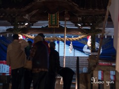 初詣だが、カメラ携行。