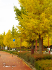 油絵風に加工してみた。