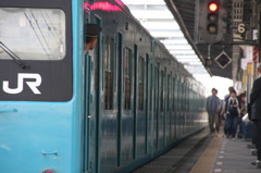 京葉線に青い電車が走っていた風景