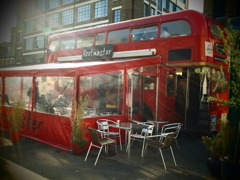 ロンドンのカフェ