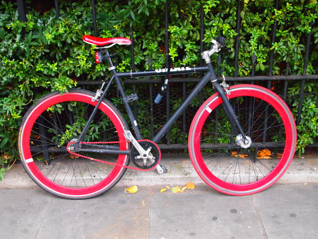 自転車のある風景　ロンドン
