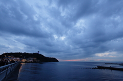 江ノ島の夕焼け