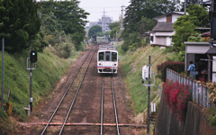 街の風景「関東鉄道常総線　取手市白山付近」