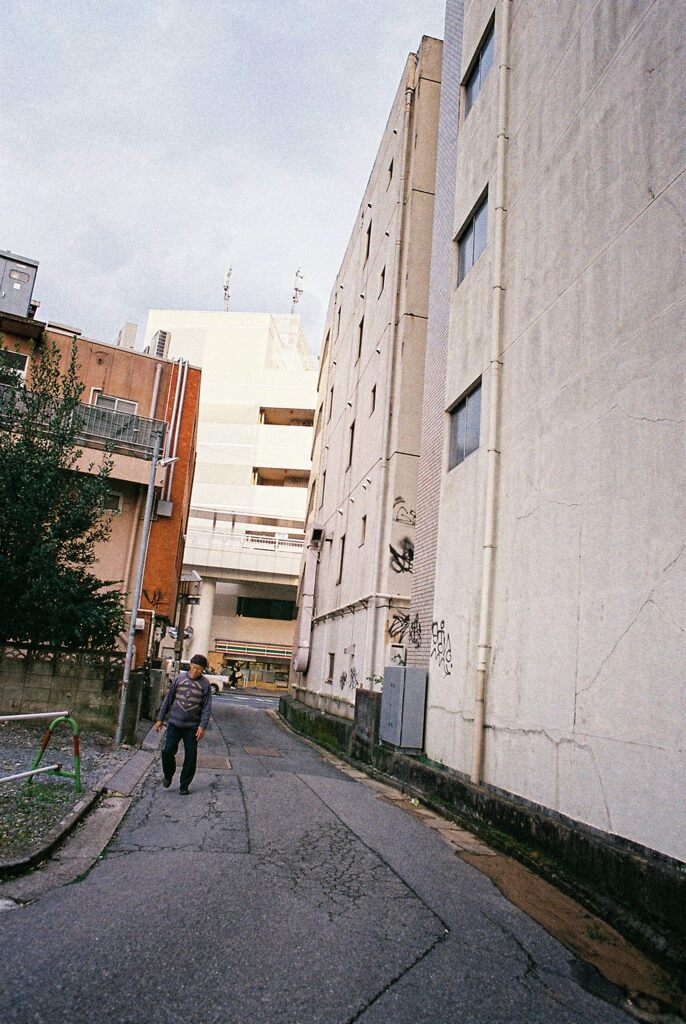 Kodak SUPER GOLD400傾いた景色