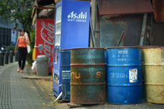 街の風景「ドラム缶」
