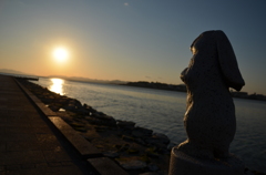 宍道湖の夕日