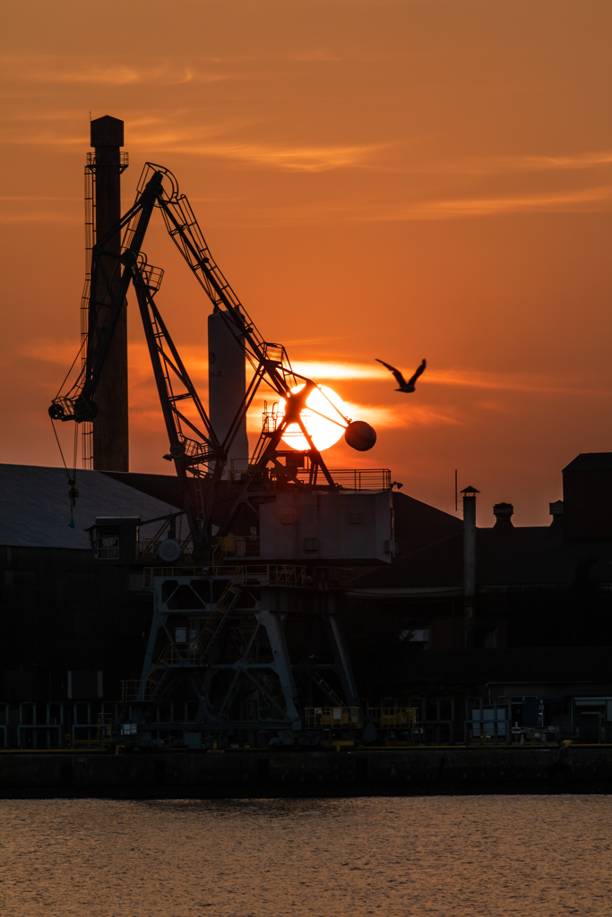 北九州の夕陽