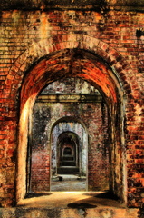 煉瓦の回廊