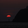 室蘭港の夕焼け -4