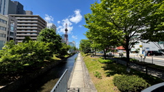 地元観光 創成川