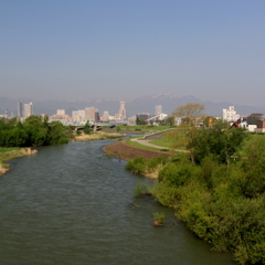 豊平川 我が街