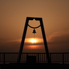 室蘭港の夕焼け -2
