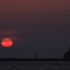 室蘭港の夕焼け -3