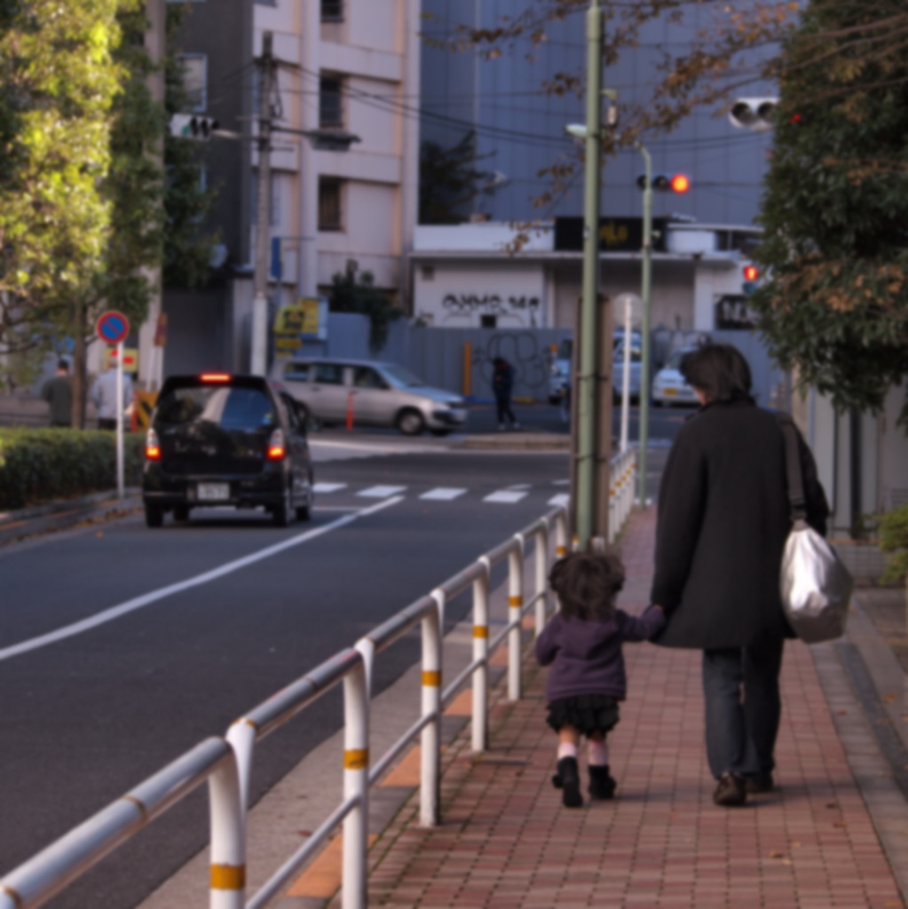 休日の朝に