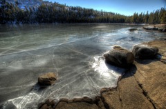 Ice on The Lake