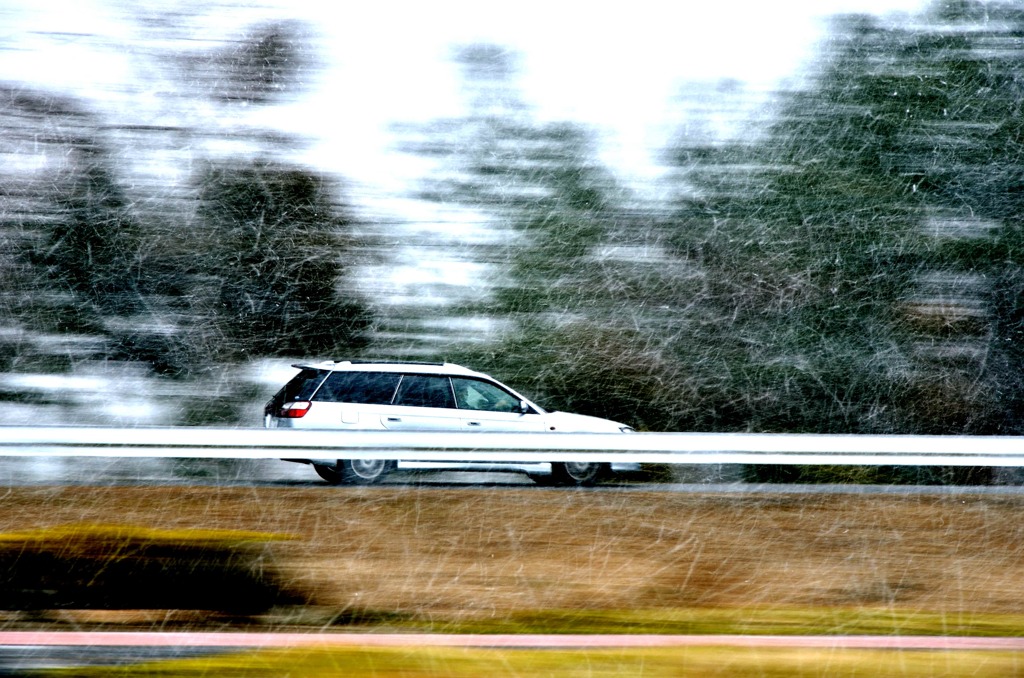 drive in the snow