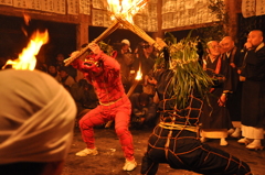 天念寺修正鬼会　鬼の舞い