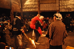 天念寺修正鬼会　介錯