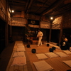 天念寺修正鬼会　祭り前の講堂