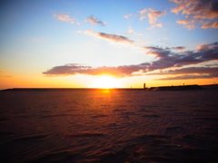 １月２日の夕暮れ＠太平洋