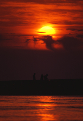 夕日ライダー