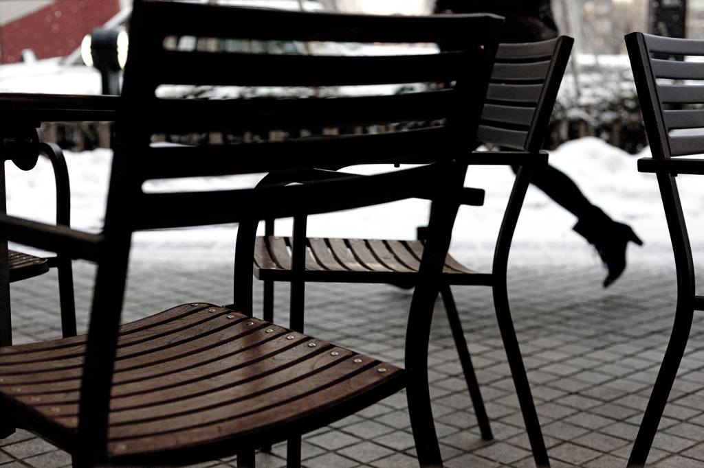 Wooden chairs