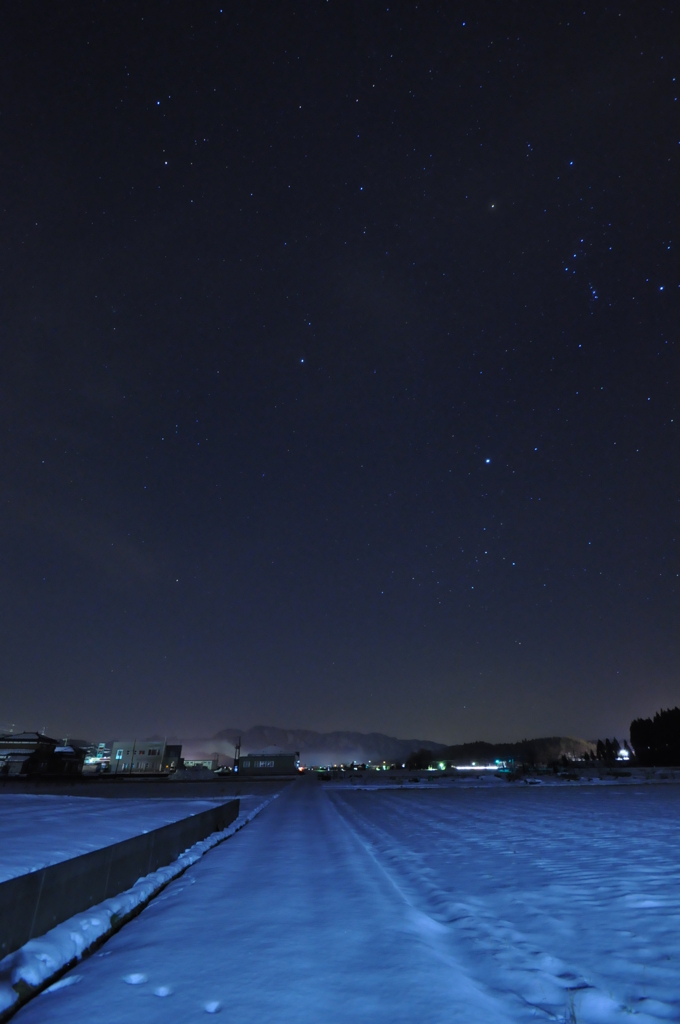雪上のオリオン