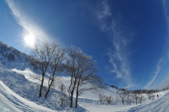 とある晴れた山の上
