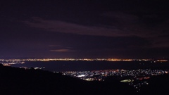 三ヶ根山からの夜景