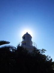The lighthouse in blue