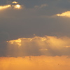明石海峡大橋　苔谷公園からの夕陽１４