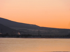 諏訪湖　全面結氷