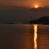 寺山海岸の夕陽　ファイナル