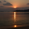 寺山海岸の夕陽３