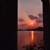 加布里湾の夕陽
