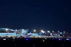 福岡空港　国際線　夜景