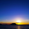 志賀島からの夕陽
