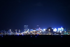 福岡空港　国内線　夜景