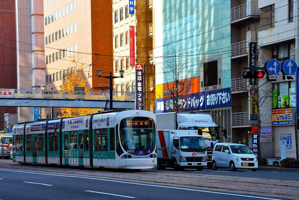 広島市内　路面電車